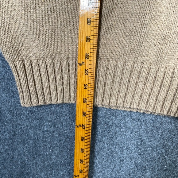 Polo Ralph Lauren Vest Men's Large Brown Red Pony Cotton Sweater - Picture 5 of 6